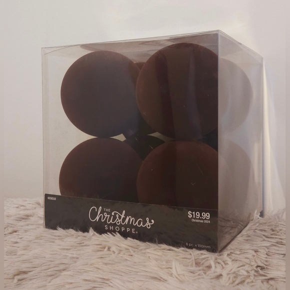 Hobby Lobby Viral Flocked Ball Ornaments - Picture 2 of 2